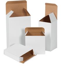 Box, 3.5&quot;x2.5&quot;x5.5&quot;, reverse
tuck white folding carton,
250/case