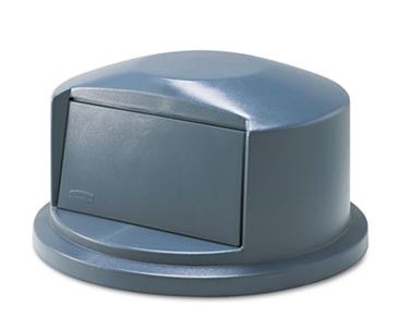 Lid, brute, Dome Top,
22-11/16 diax12-1/4&quot; height,
11.1 lb gray 