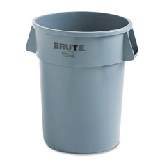 Waste Container, Gray,
26.5&quot;DX33&quot;H, 55 Gal
Brute, No Lid