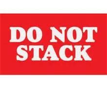 Label, &quot;Do Not Stack&quot;, 500/Rl 5X3