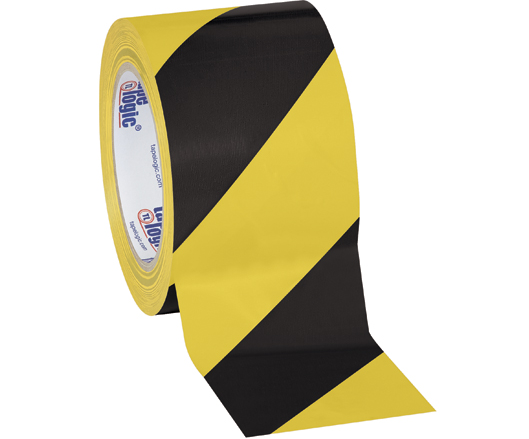 Tape, Safety, 3&quot; x 36 yds, 7.0 mil, Striped Vinyl, Tape