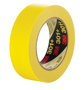 1"x60 3M 301 Yellow Masking  Tape, 