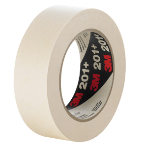 3"x60 3M 201 Masking Tape, 12  RL/CS
