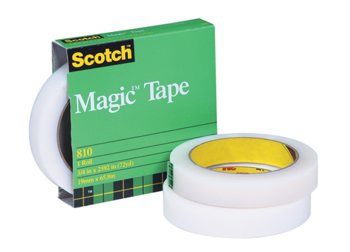 Tape, Office, 3/4&quot; x 72 yds, 3&quot; Core, Magic, Scotch #810,