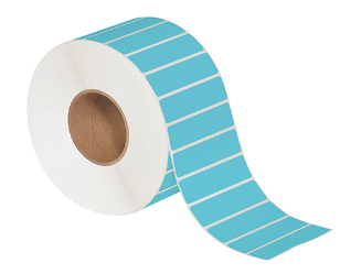 4x1" Blue Thermal Transfer  Label, 5100/RL, 4RL/CS