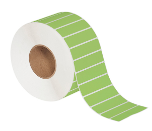 4x1" Green Thermal Transfer  Label, 5100/RL, 4RL/CS