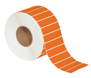 4x1" Orange Thermal Transfer  Label, 5100/RL, 4RL/CS