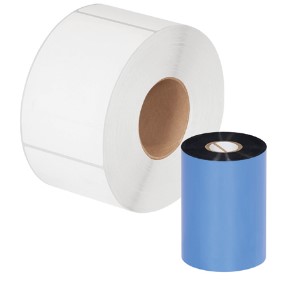 Thermal Transfer Ribbon, Wax,
3.14x1476&#39;, 24/cs