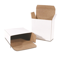 2 x 2 x 7&quot; White Reverse Tuck Folding Carton, .024 CCNB,