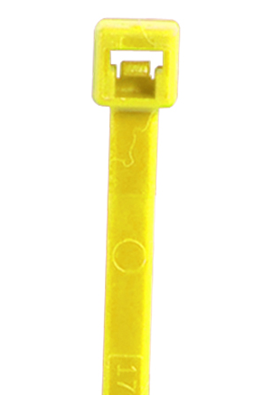 Cable Tie, 5-1/2&quot; Fluorescent Yellow, Nylon, 40#, 1000/cs