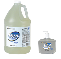 Soap  Dial Sensitive Skin 
Liquid, 1 Gallon Clear 
Antimicrobial E2 4 / case