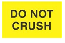 3 x 5&quot; Do Not Crush Label,
500/Roll