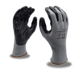 GLOVES, LARGE, COR-TOUCH II,  13-gauge, gray, polyester 