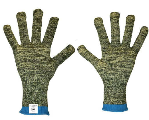 Gloves, Large, Power-Cor Max,  Aramid/Steel/Cotton, A6, 10 