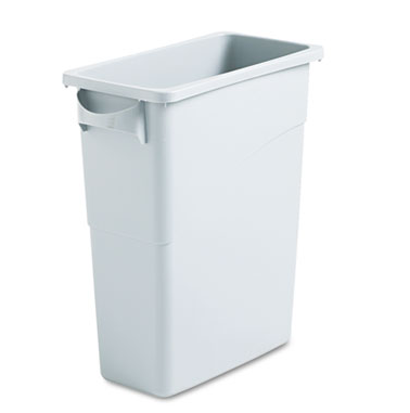 Waste Container, Light Gray,
15.875 Gal, Slim
Jim, Rubbermaid