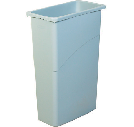 Waste Container, Gray, 23 Gal,
Slim
Jim