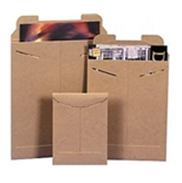 Stayflat Kraft Mailer, Tab Lock, 13x18, 100/Cs