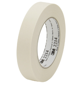 Tape, Masking, 1&quot;x60yds,  5.2mil, 3M 2214, 36rls/cs