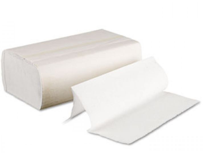 Towel, Multi-fold,
9-1/8&quot;X9-1/2&quot;,
White, EcoLogo, 4,000/Case,
70cs./skid