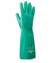 Glove, Nitrile, SZ 8 
13&quot;L,11Mil, Best
Nitri-Solve, Unlined, light
green, 12dz/case