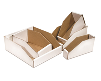 6 x 24 x 4 1/2&quot; Open Top Bin Box, 50/bndl, 600/bale