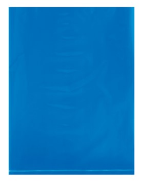 Poly bag, 9x12, 2 mil, blue,  1000 per case