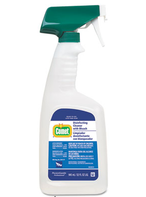 Disinfectant, Comet Cleaner, P&amp;G w bleach, 32 oz spray