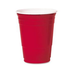 Cup, Plastic, 16oz, Red Solo,
1000/cs.