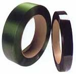 POLYESTER STRAPPING GREEN AAR
3/4&quot;X3000&#39;X.040 1900BS SMOOTH
COIL, 28 coils/skid