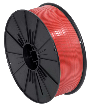 Twist Tie Spool, Plastic, 5/32&quot; x 7000&#39;, Red, 1 spl/cs