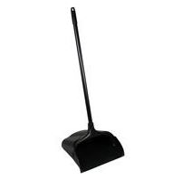 Dust Pan, Upright, Lobby Pro,
with wheels, 12-1/2,
Polypropylene w/ Vinyl Coat,
Black