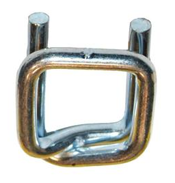 Buckle, 1&quot; galvanized for cord strap, 500/box