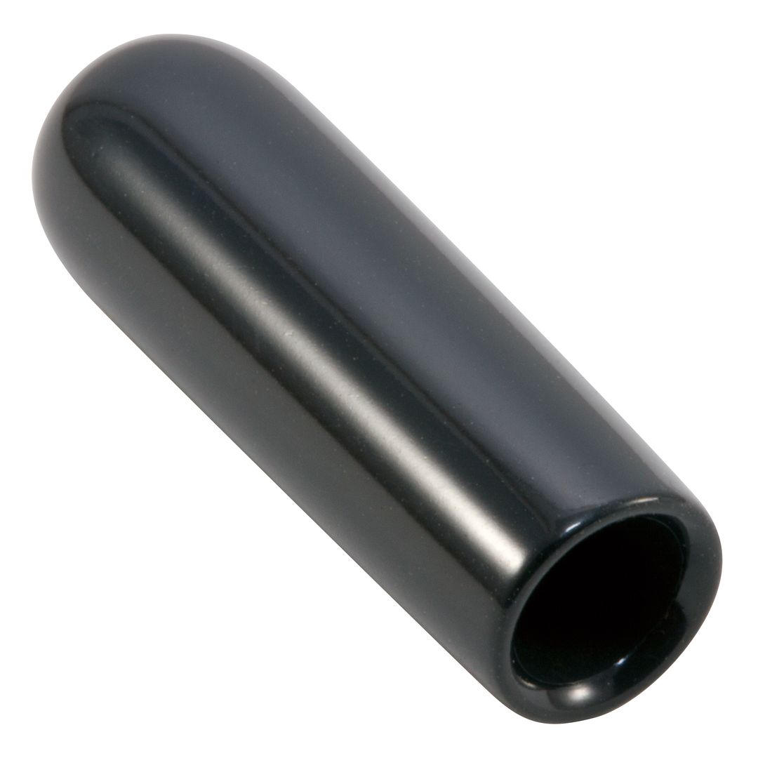 Vinyl Black Cap 2.5&quot; dia &amp; 1.5&quot; length