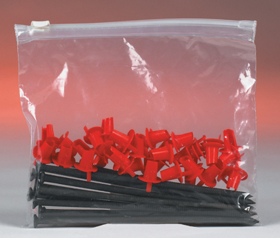 8&quot; x 8&quot; - 3 Mil
Slide-Seal Reclosable Poly
Bags,100/case