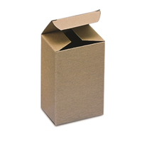 Box,Reverse Tuck,Kraft, 3.5&quot;x2.5&quot;x5.5&quot;,250cs