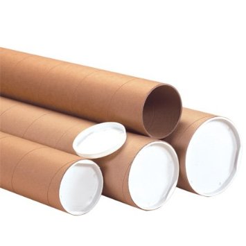 Tube, 3&quot;x72&quot;x.125 Mailing Tubes w/ Plastic End Caps