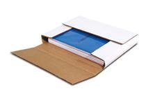 Box, 11 1/8x8 5/8x 1&quot;,
Bookfold, MD, White, 50/bndl,
2400/bale