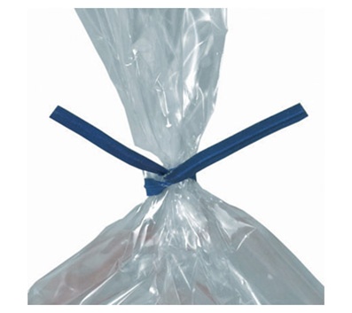 Twist Ties, Paper, 7&quot; x 5/32&quot;,
Blue, 2000/case