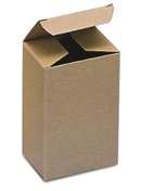 4 x 2 1/2 x 6&quot; Kraft Reverse Tuck Folding Carton,