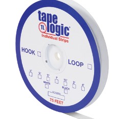 Tape Strip,Loop,White, 5/8&quot;x75